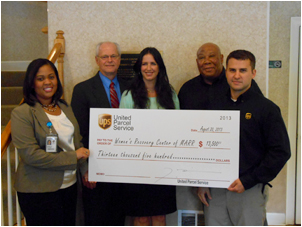 UPS Check Presentation WRC Receives Grant from The UPS Foundation